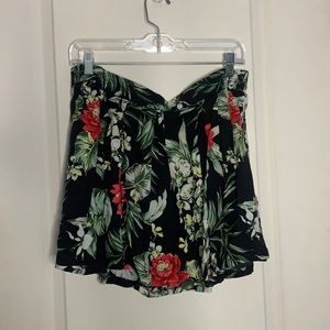 ASO Lydia Martin Denim & Supply Floral Mini Skirt